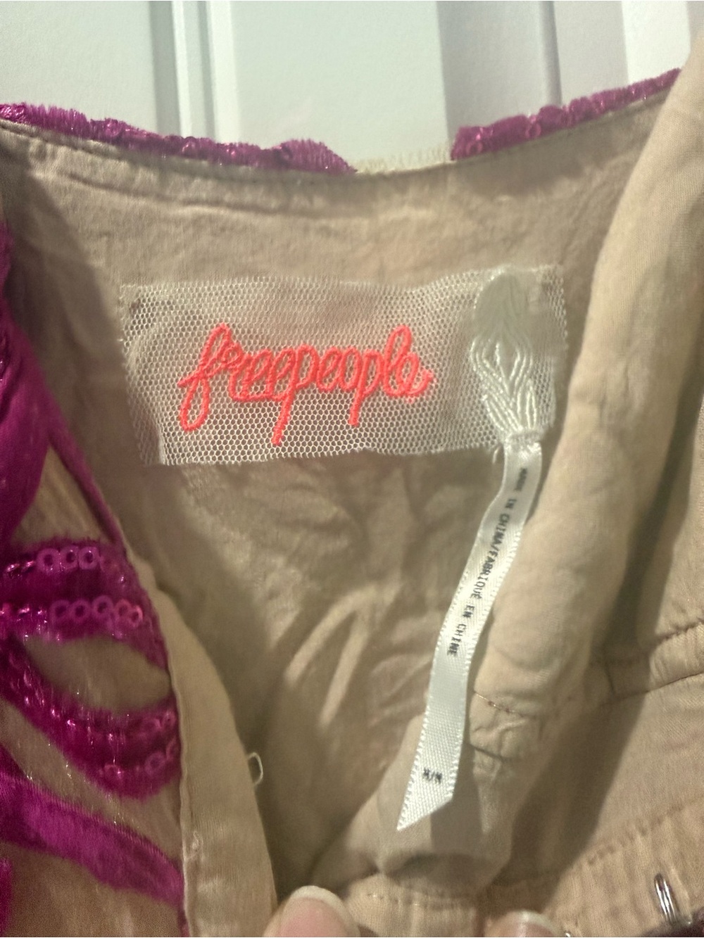 Free People Fuchsia Lucille Jumpsuit - Picture 7 of 7